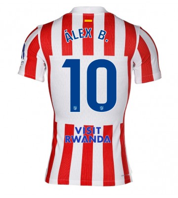 Lacne Muži Futbalové dres Atletico Madrid Alex Baena #10 2025-26 Krátky Rukáv - Domáci